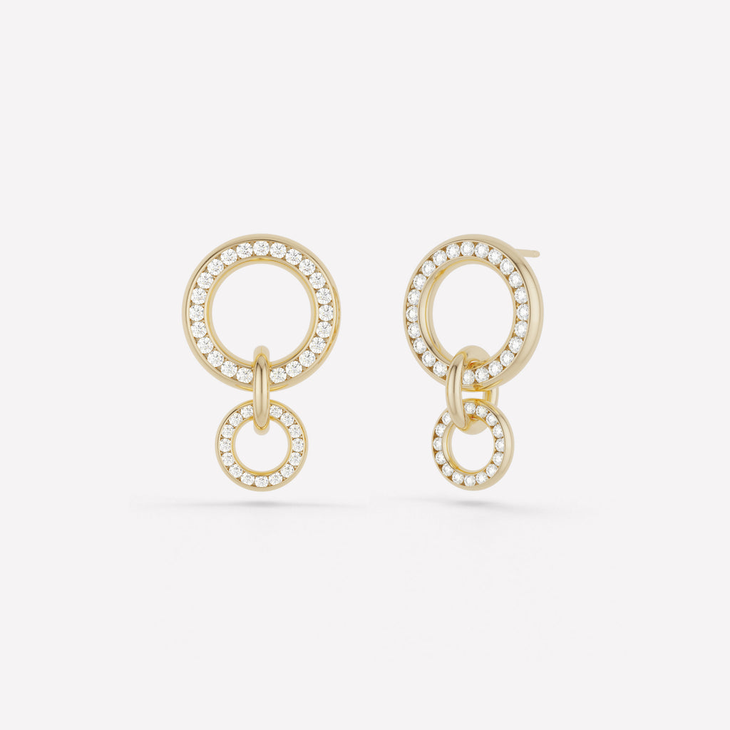 Canis Pavé Earrings
