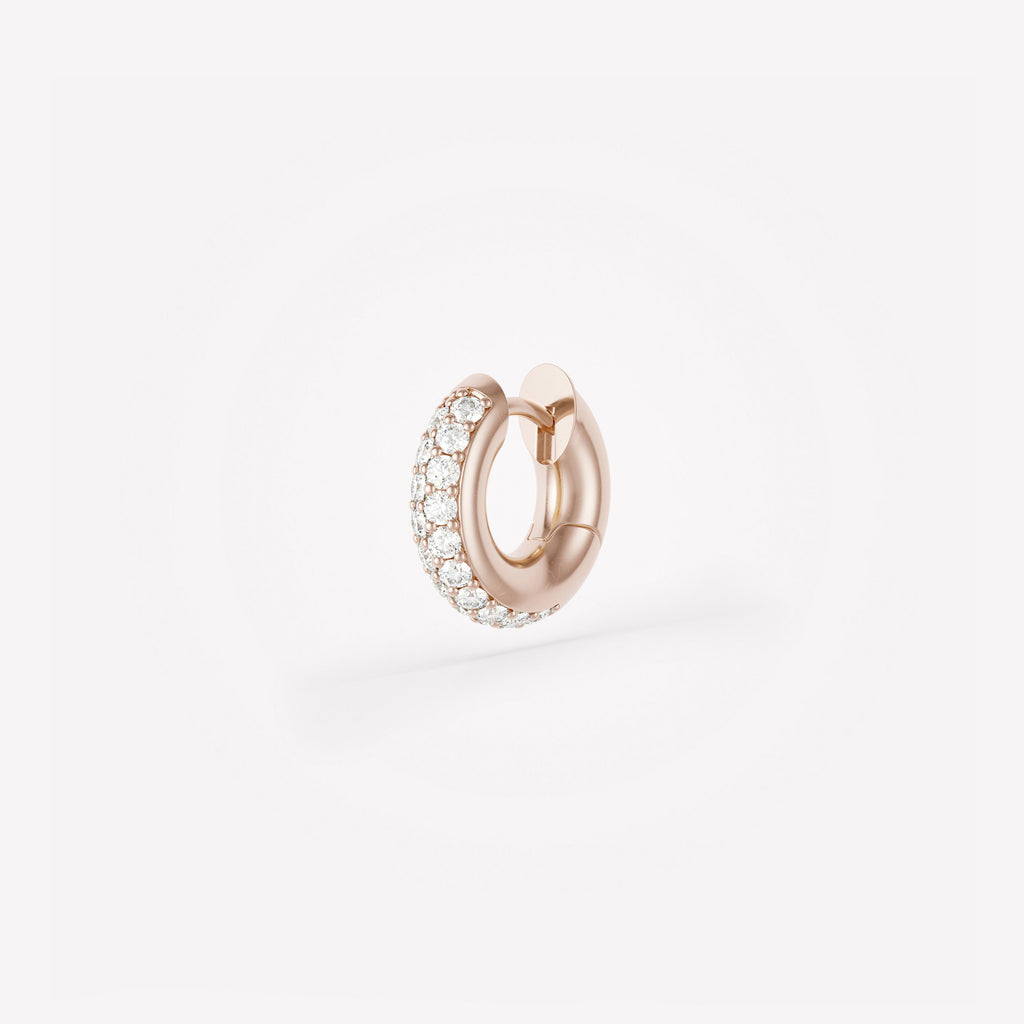 Mini Macro Hoop Pavé 2
