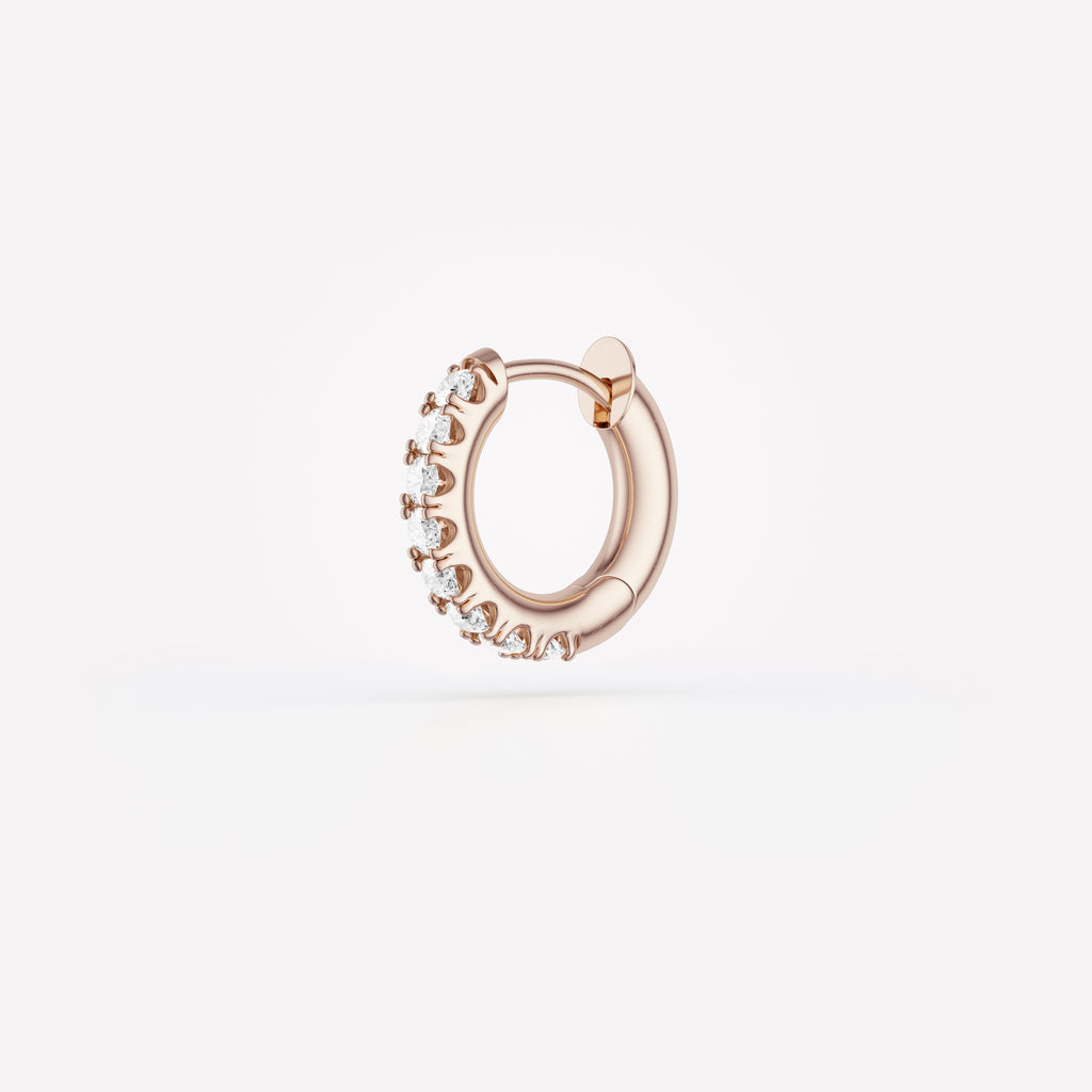 Mini Micro Hoop Pavé
