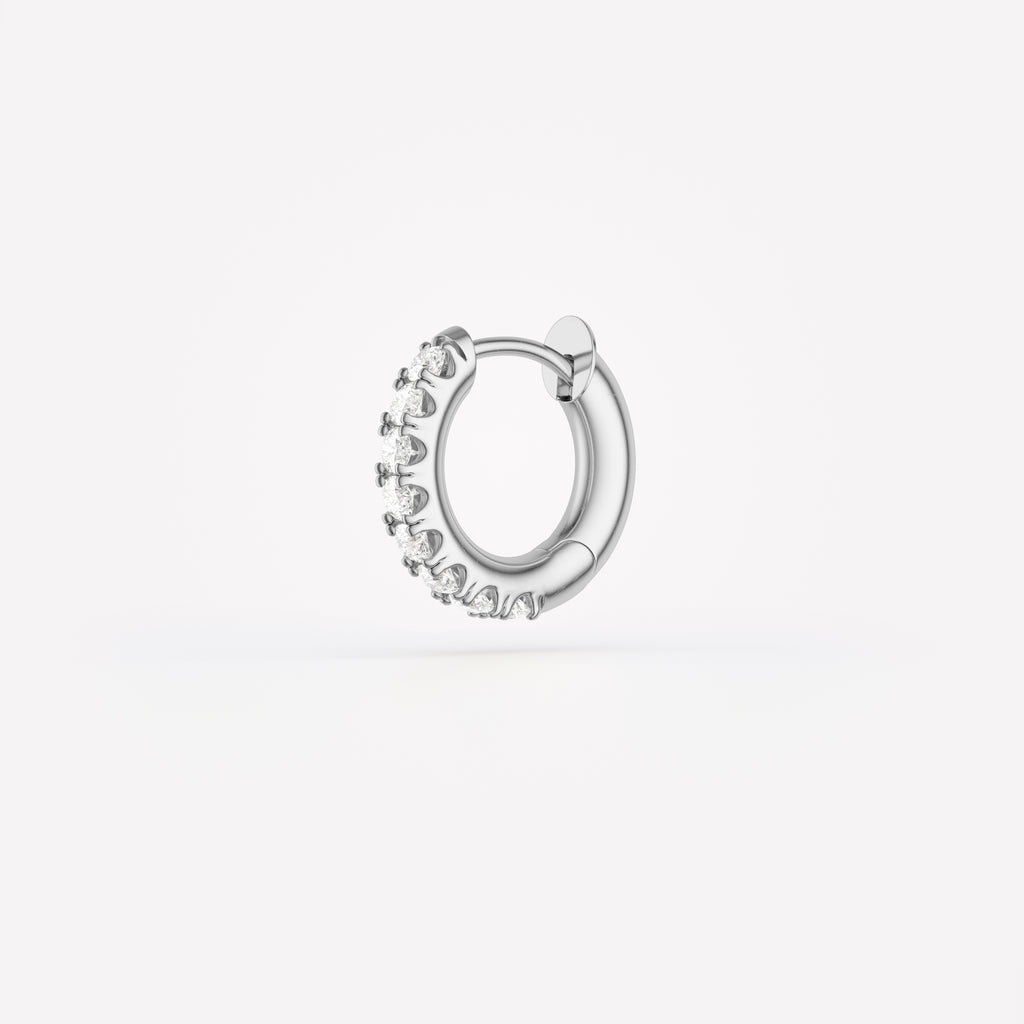 Mini Micro Hoop Pavé