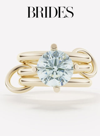Spinelli Kilcollin featured in the “84 Yellow Gold Engagement Rings for Every Budget and Style” on Brides.com