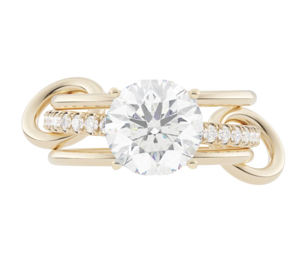 Nayeli YG 2.5ct  Round Solitaire for Jade - size 6