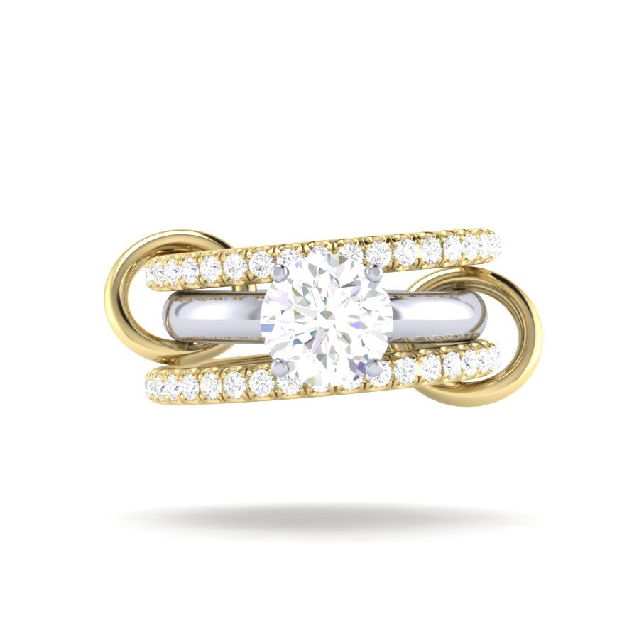 Custom 3 Band for Lisa Lam Size 3.5: 50% deposit