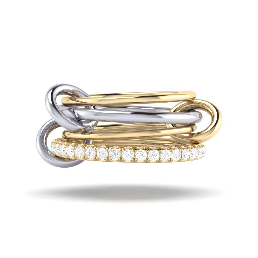 Custom 4 Band for Alexandra in size 5.5