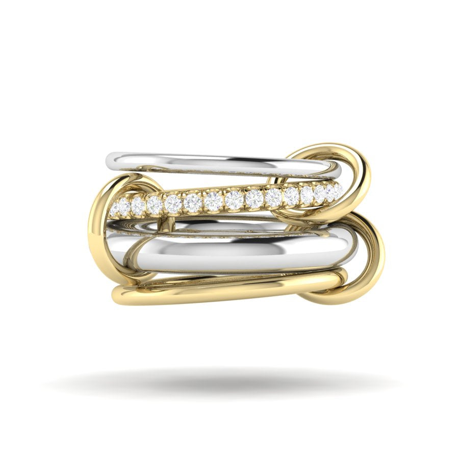 Custom 4-band ring for Irene - size 8.5