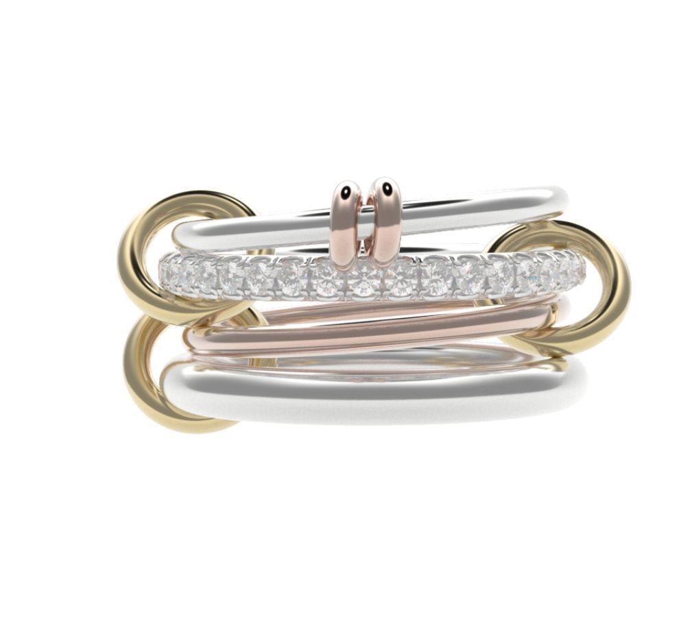 Custom 4 band for Ellen - size 7.5