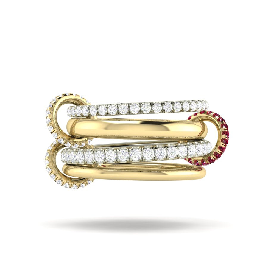 Custom 4 Band for Sarvi, Size 6.5