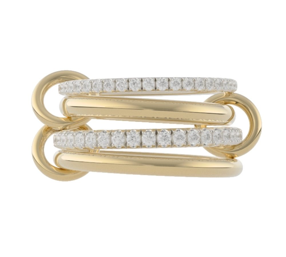 Custom 4 Band for Lisa Poppp - size 7.5