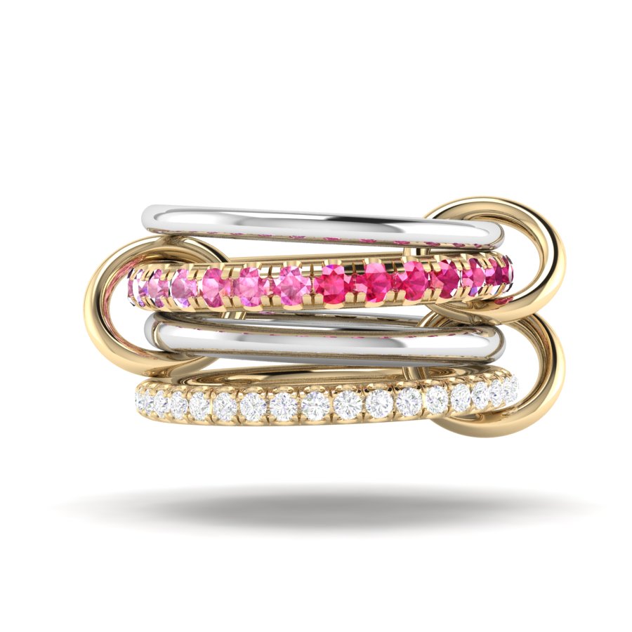 Custom 4 Band Ring size 8 for Kimberly Corson