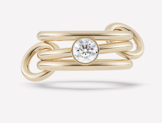 Clio YG size 6.5 for Julia Long - using personal stone