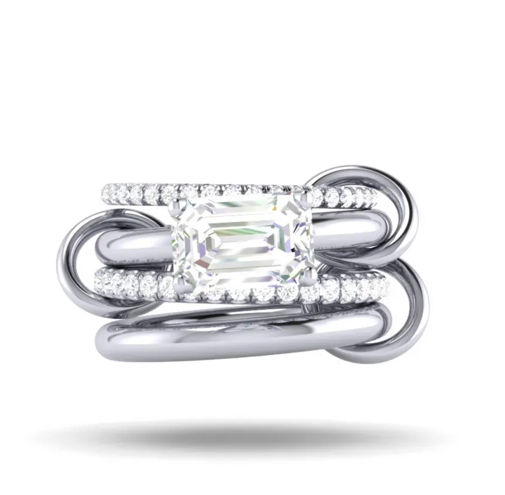 Custom 4 band size 7.5 for Elizabeth 50% deposit