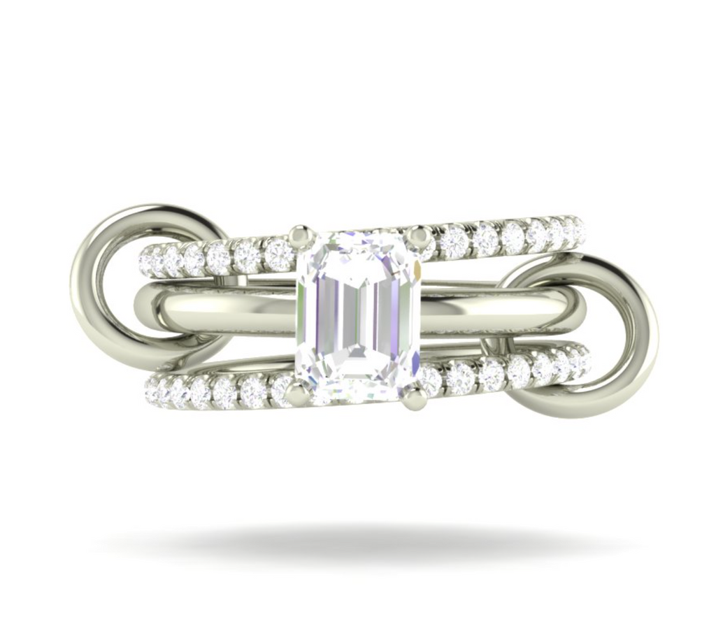 Custom engagement ring size 5.5 for Ghadah