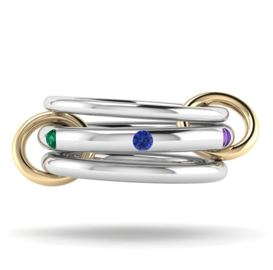 Custom pride ring size 6 for Eric