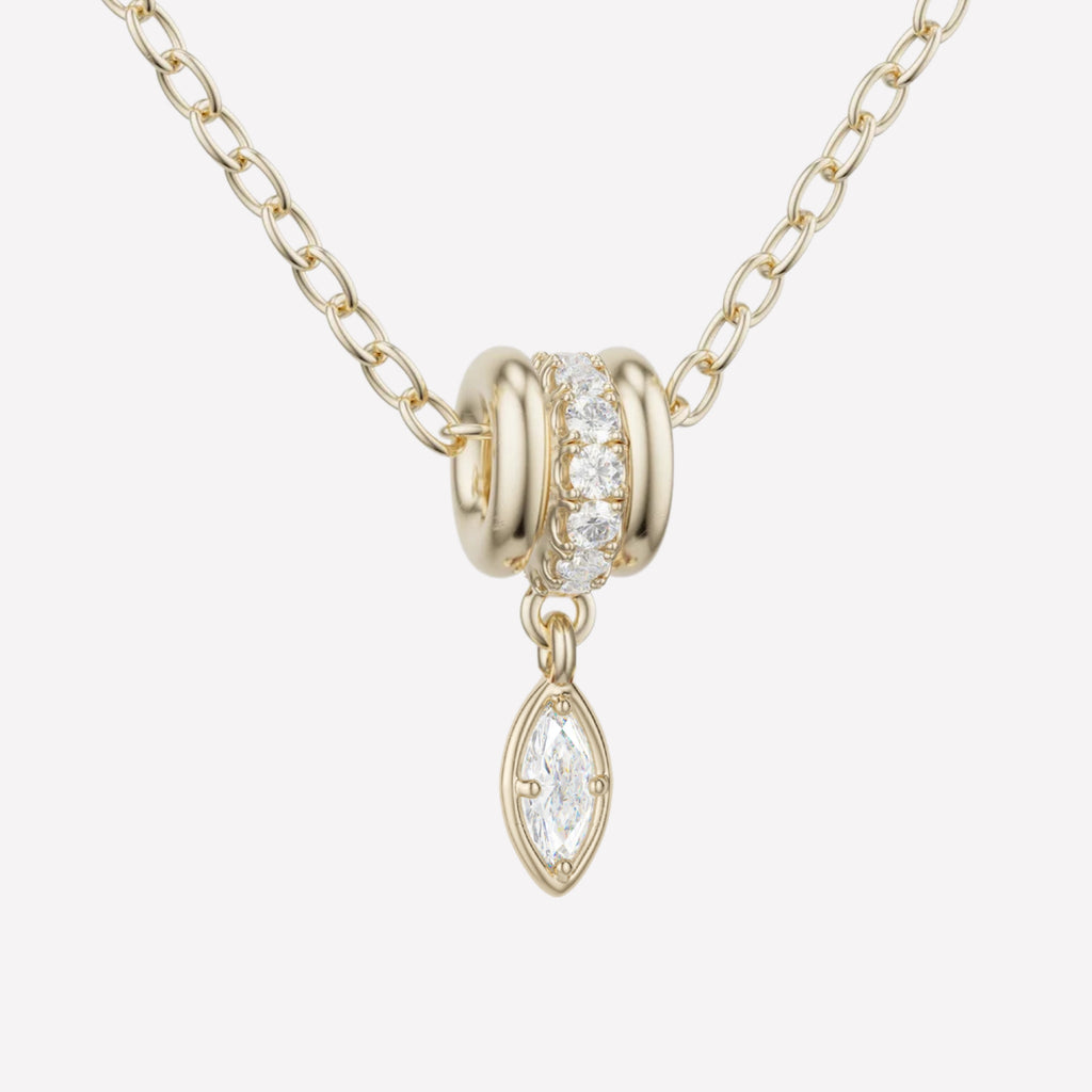 Vesta Marquise YG WD Pavé