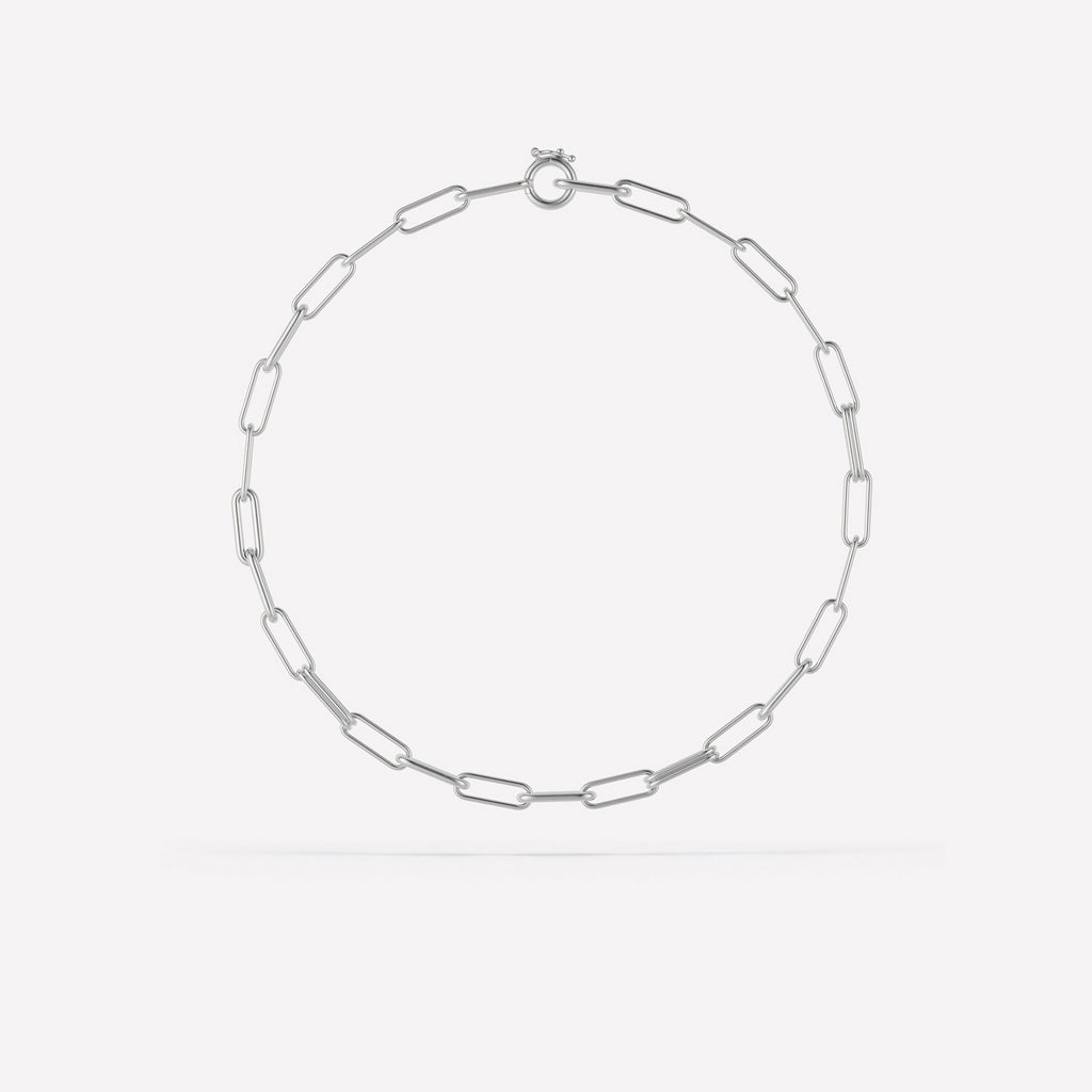 Elliptical Chain Necklace