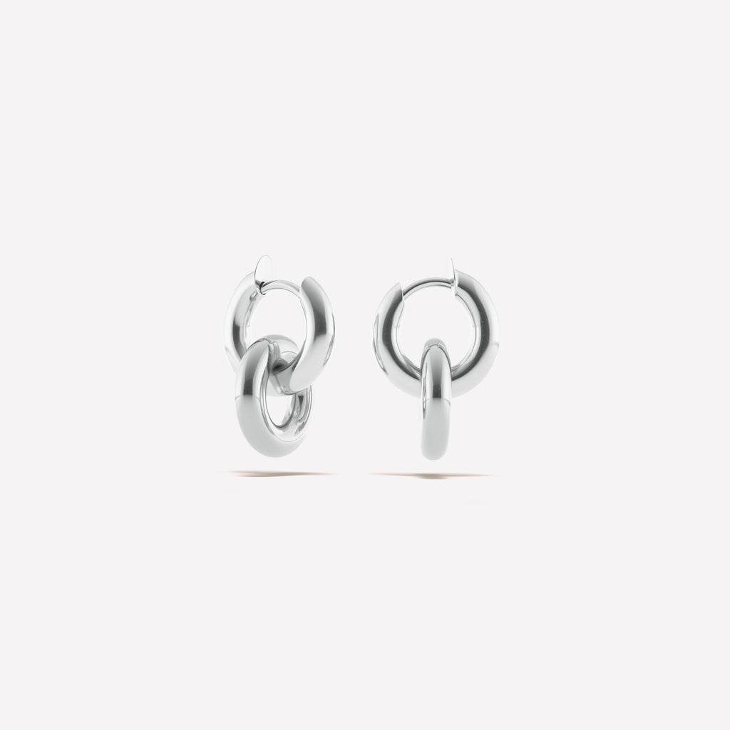 Janus Silver Earrings